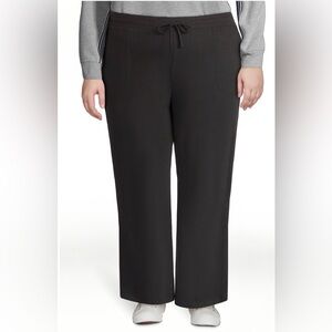 Terra & Sky 4X  Women's Plus Size Knit Wide Leg Pants